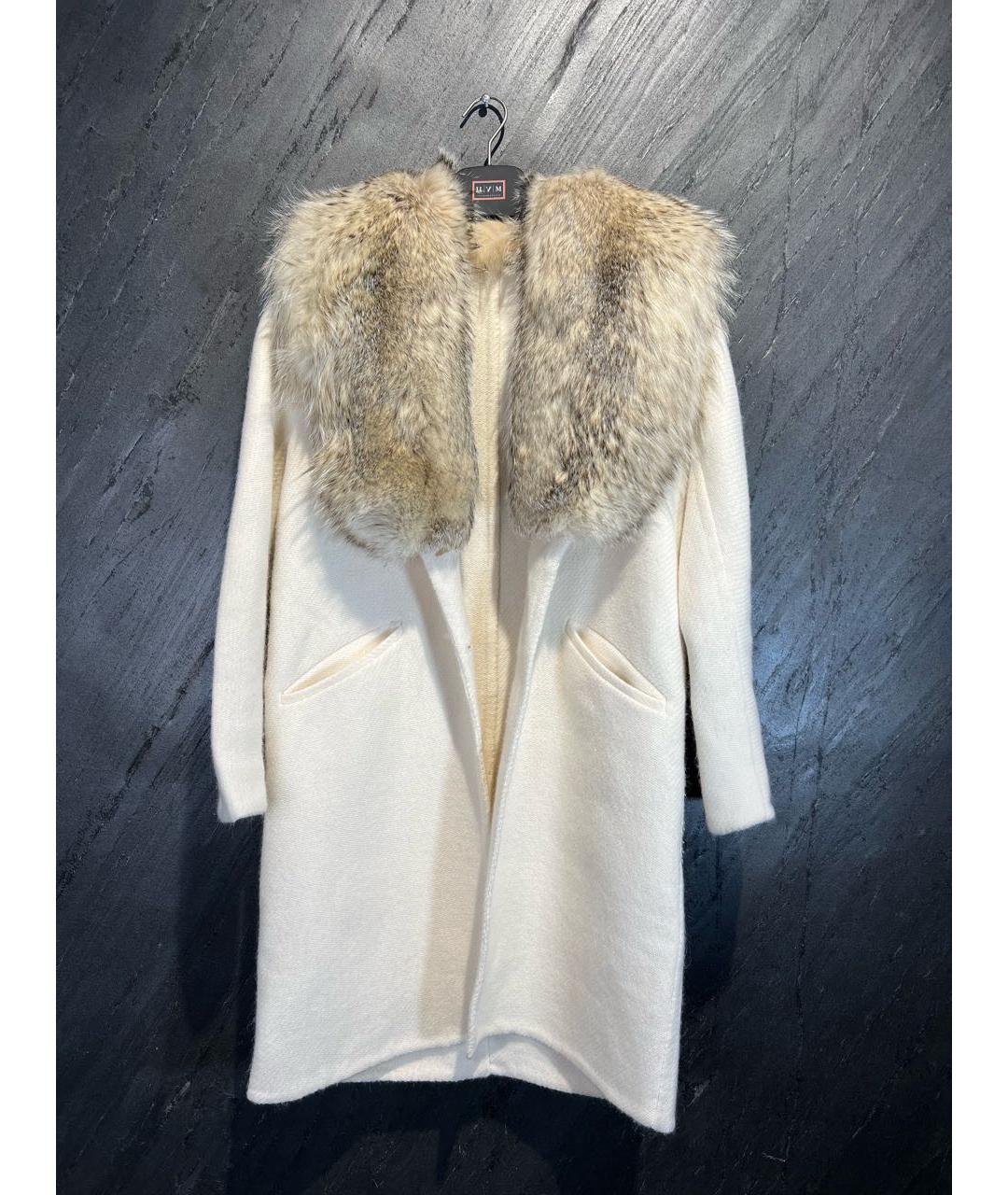ERMANNO SCERVINO Белое пальто, фото 3