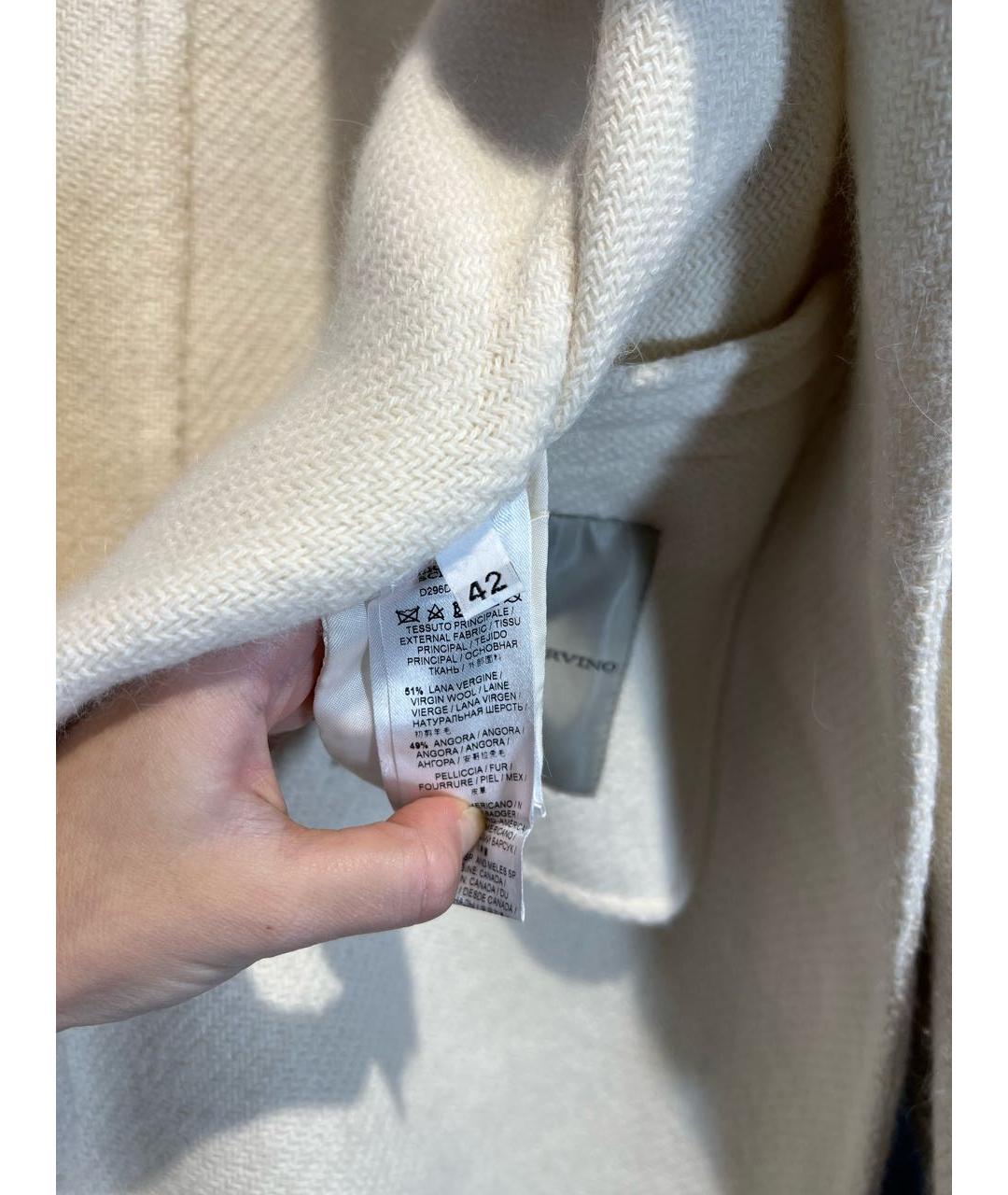 ERMANNO SCERVINO Белое пальто, фото 5
