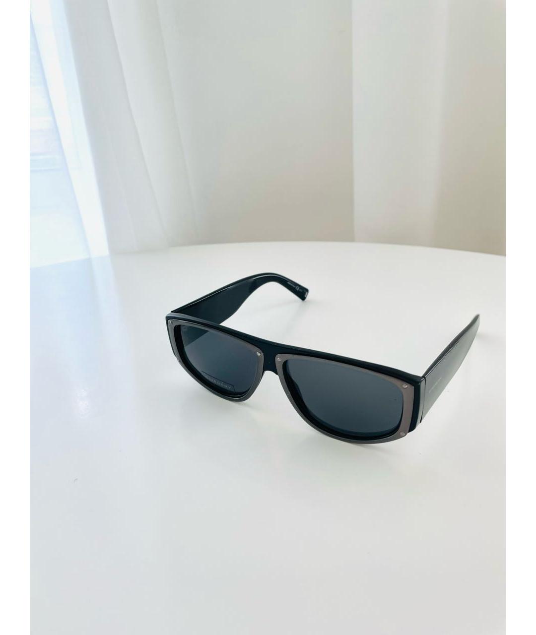 GIVENCHY Антрацитовые пластиковые солнцезащитные очки, фото 2