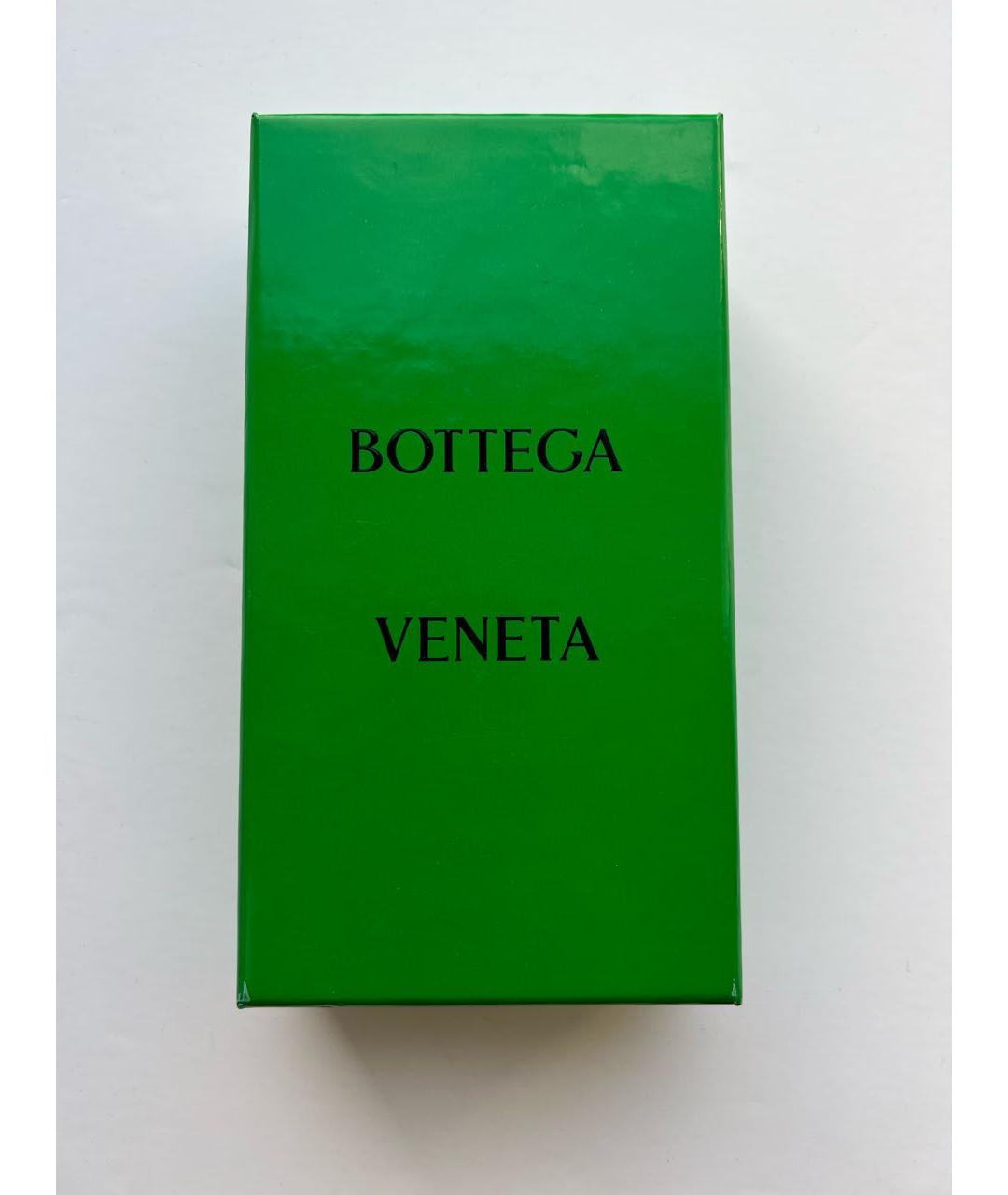 BOTTEGA VENETA Черный шерстяной галстук, фото 3