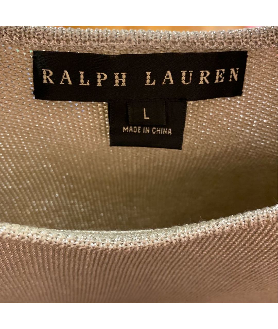 RALPH LAUREN COLLECTION Серебрянный шелковый джемпер / свитер, фото 3