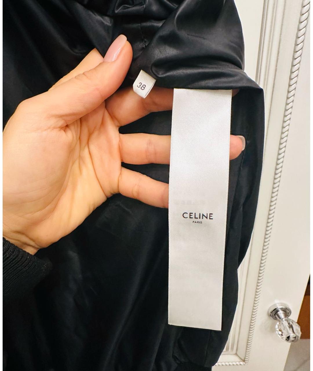 CELINE PRE-OWNED Черная полиэстеровая куртка, фото 5