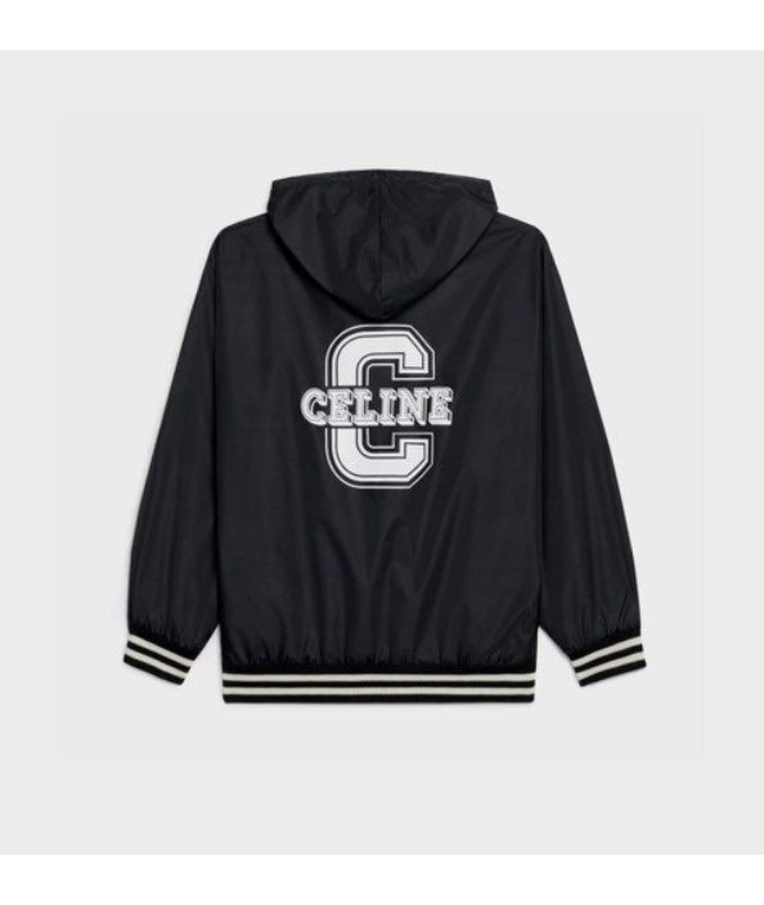 CELINE PRE-OWNED Черная полиэстеровая куртка, фото 2