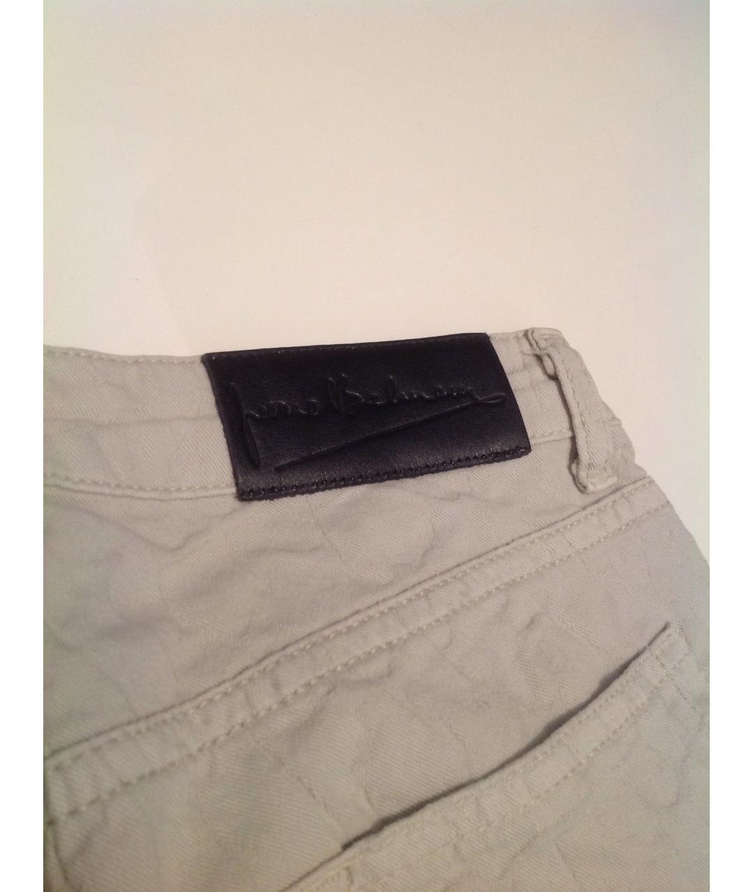 PIERRE BALMAIN Серые хлопко-эластановые джинсы слим, фото 6