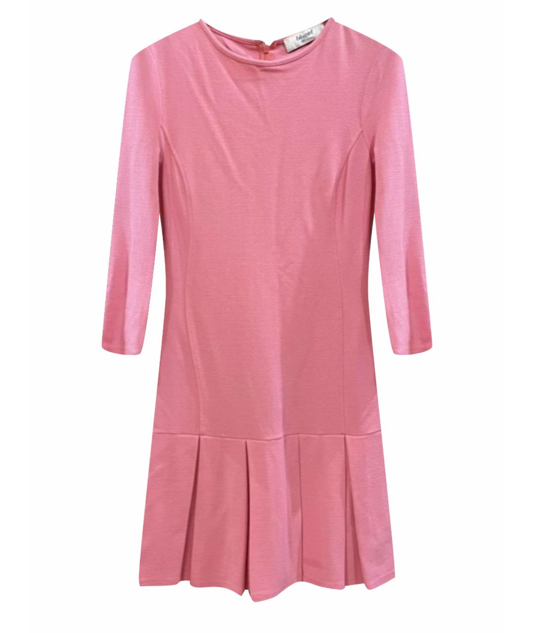 BLUGIRL Розовое вискозное повседневное платье, фото 1