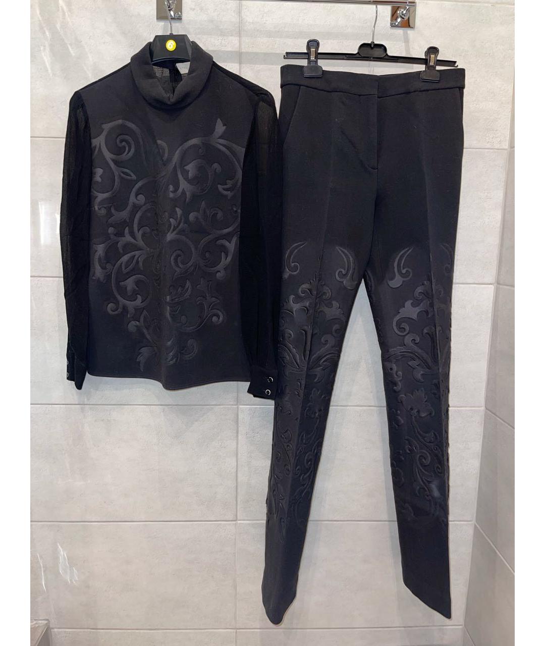 STELLA MCCARTNEY Черный вискозный костюм с брюками, фото 8