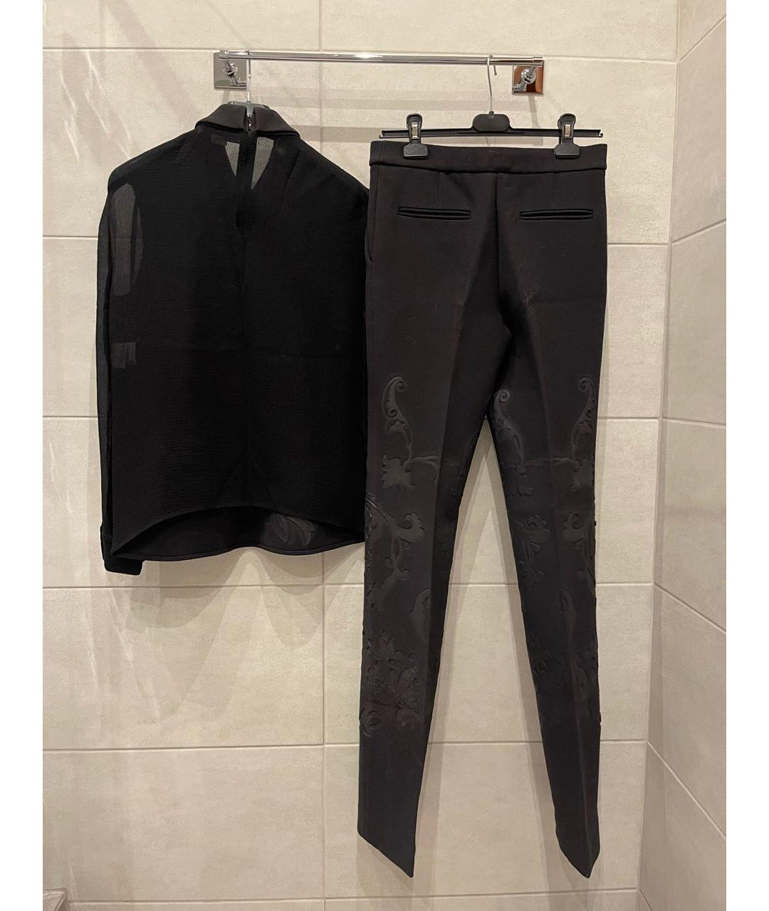 STELLA MCCARTNEY Черный вискозный костюм с брюками, фото 2