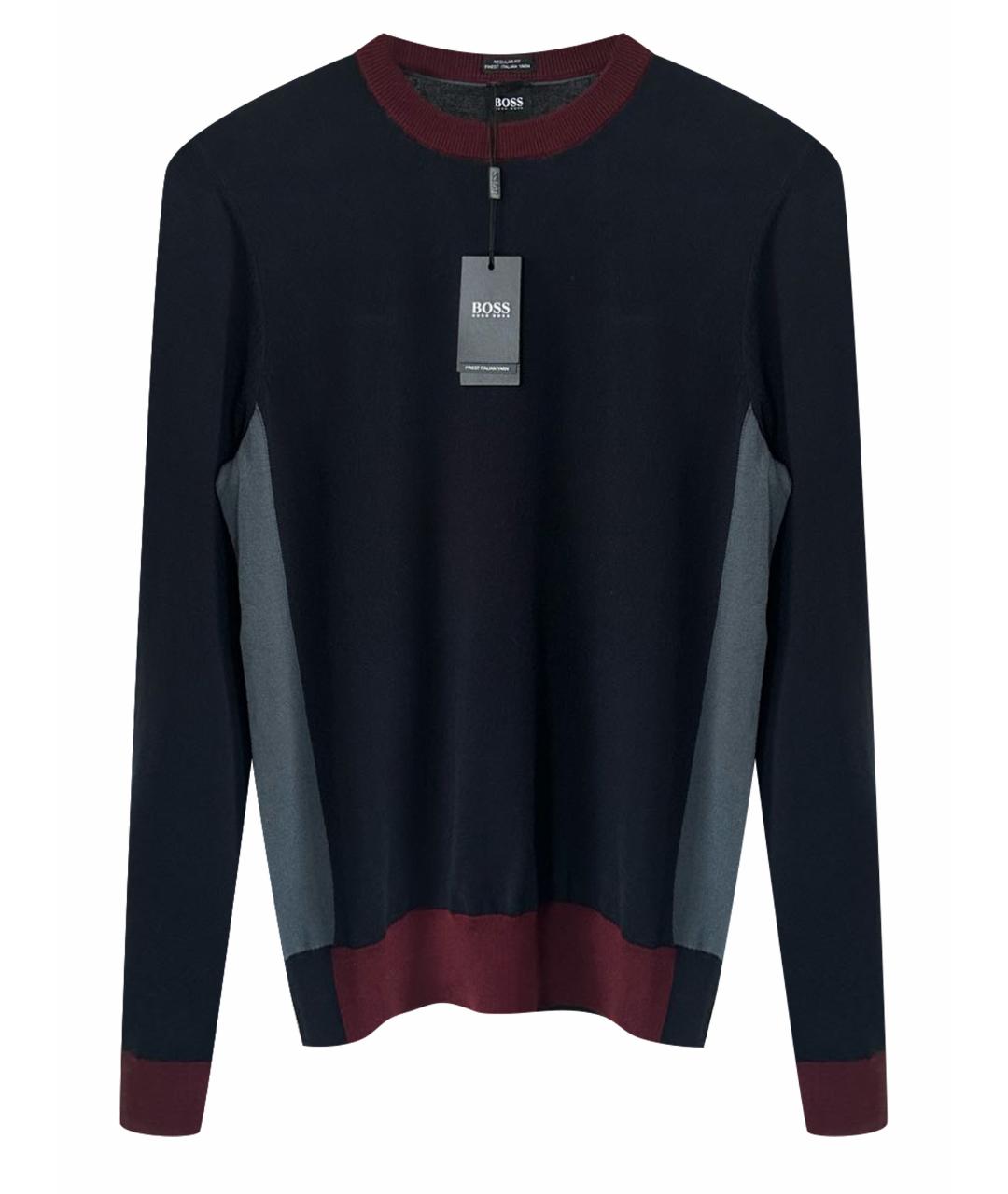 HUGO BOSS Темно-синяя хлопковая жилетка, фото 1