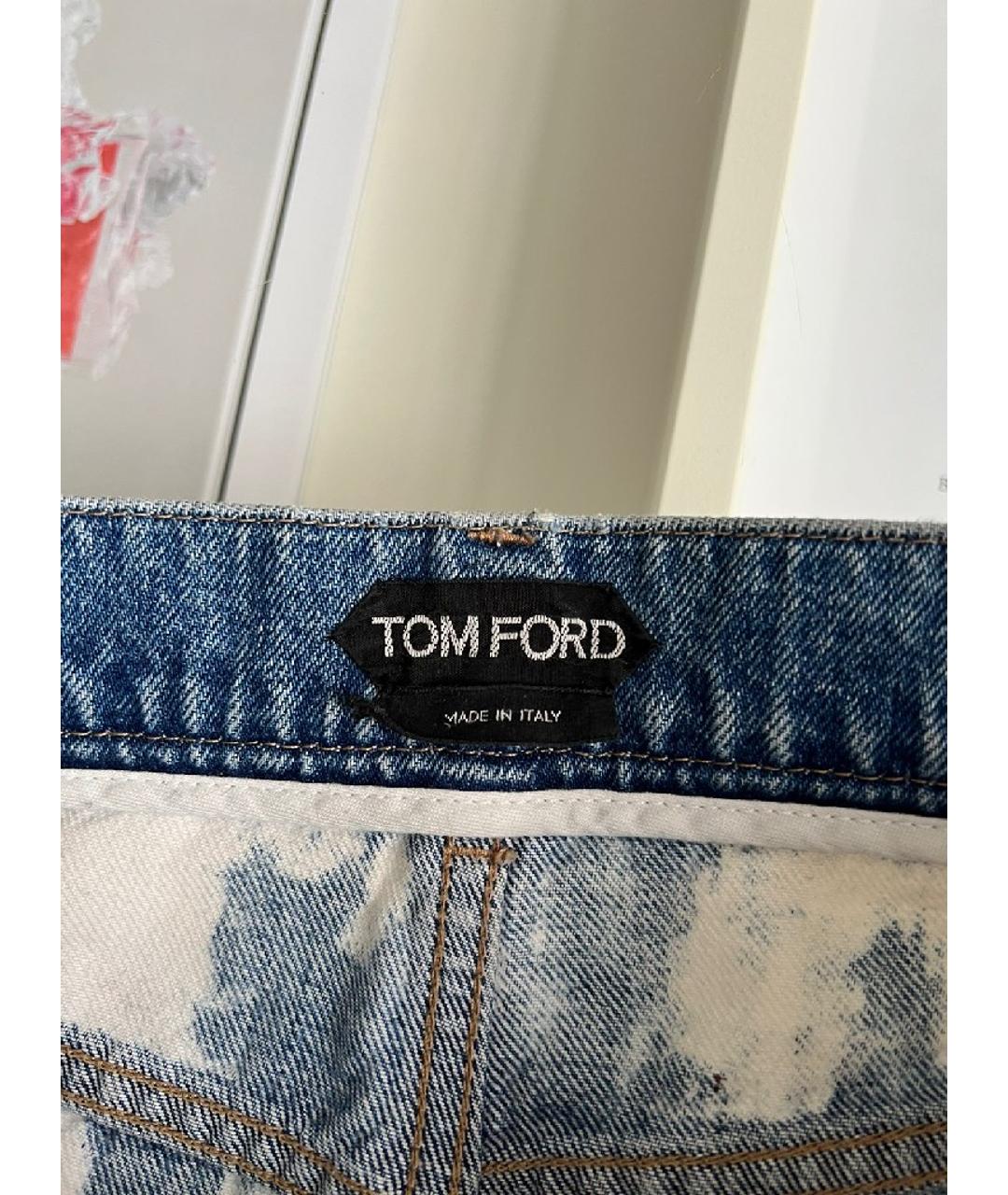 TOM FORD Мульти прямые джинсы, фото 7