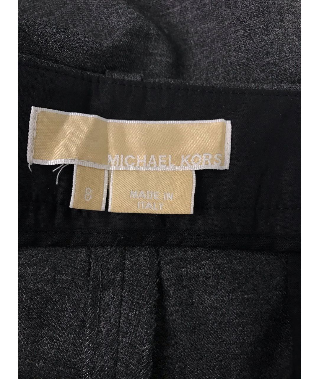 MICHAEL KORS Серые брюки широкие, фото 8