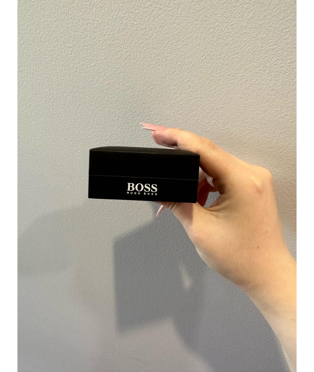 HUGO BOSS Серебряные металлические запонки, фото 7