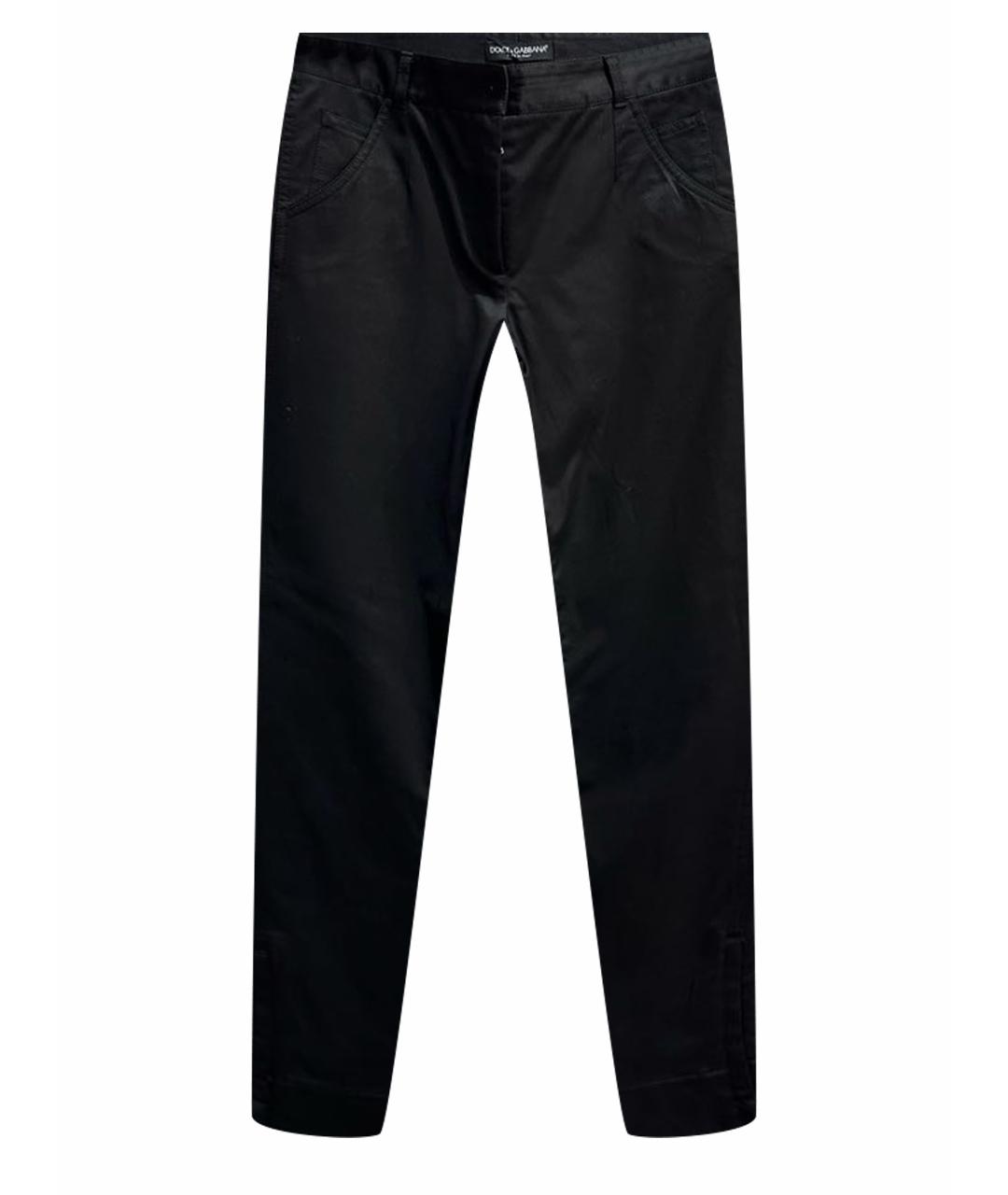 DOLCE&GABBANA Черные брюки узкие, фото 1