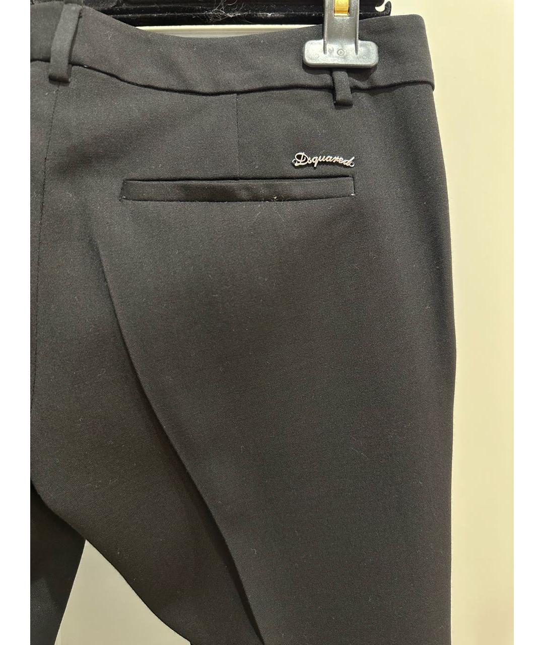 DSQUARED2 Черные брюки узкие, фото 3