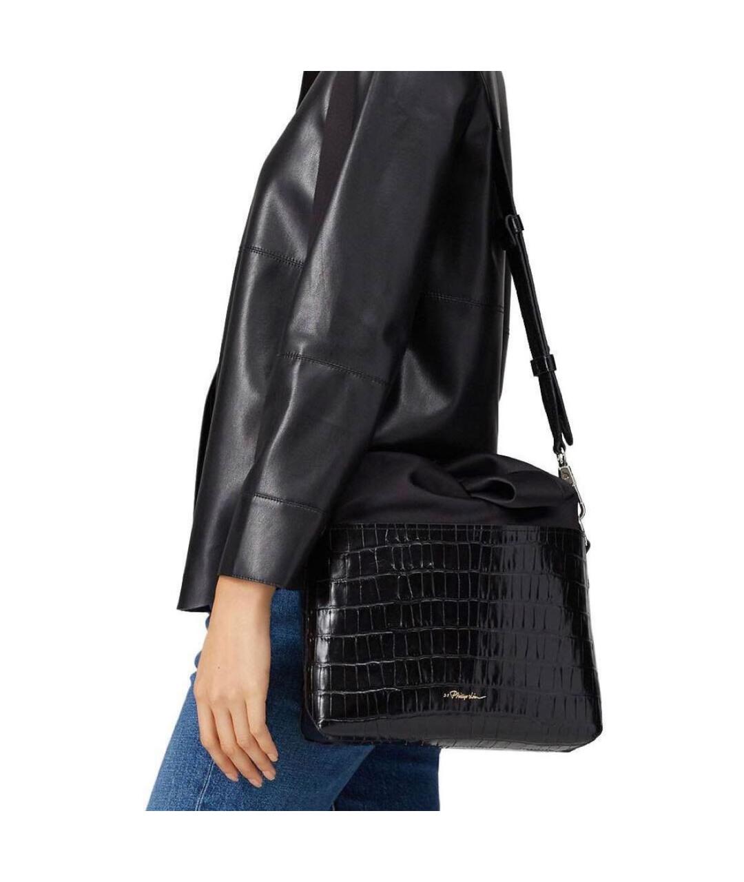 3.1 PHILLIP LIM Черная сумка через плечо, фото 2
