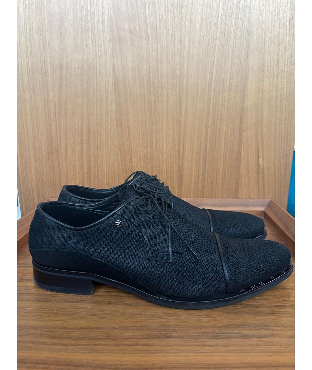 FABI Черные кожаные туфли, фото 8