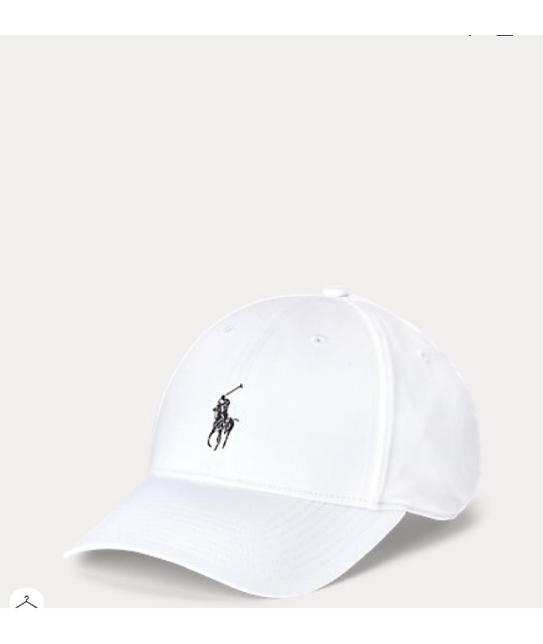 RALPH LAUREN Белая хлопковая кепка, фото 8