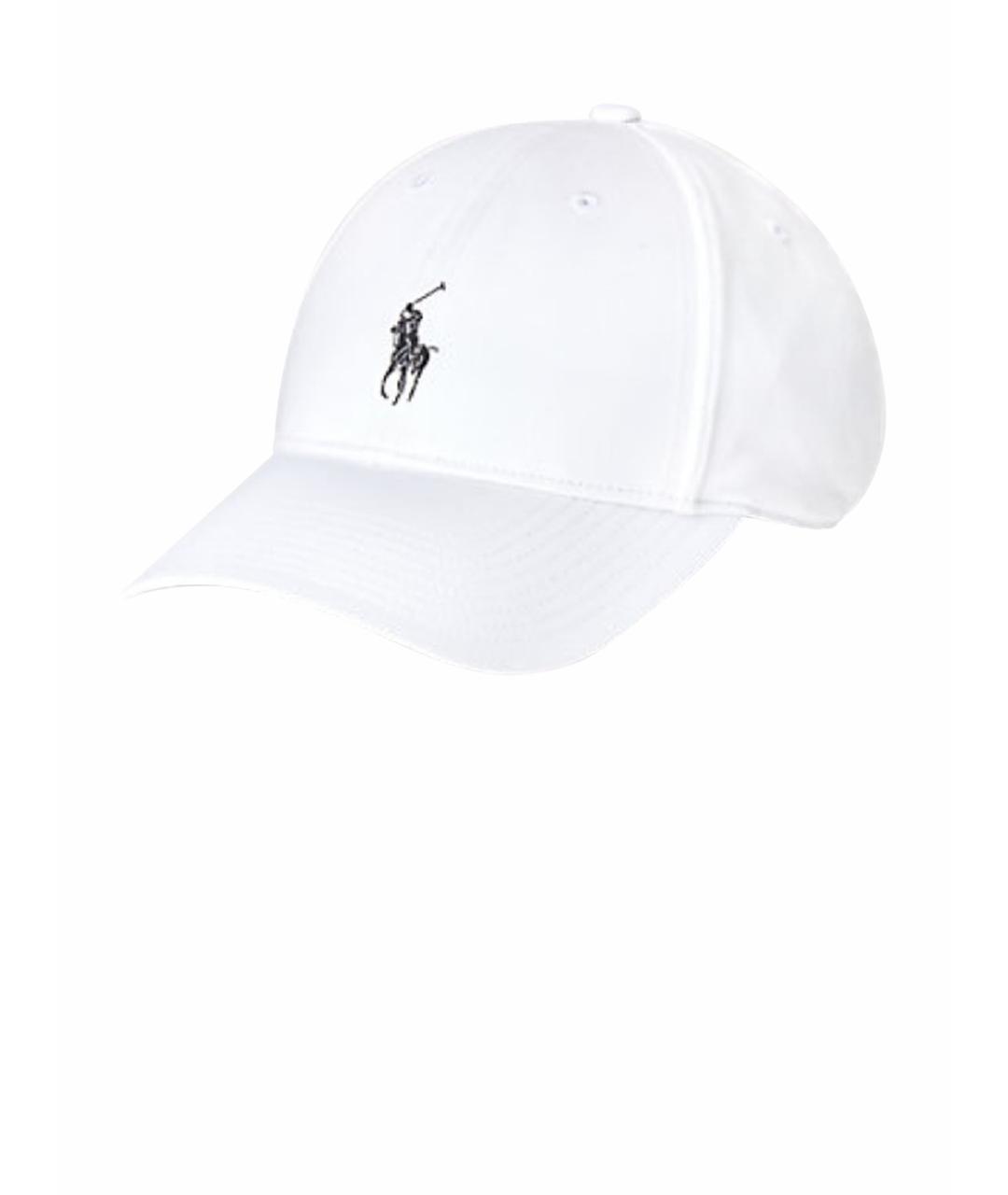 RALPH LAUREN Белая хлопковая кепка, фото 1