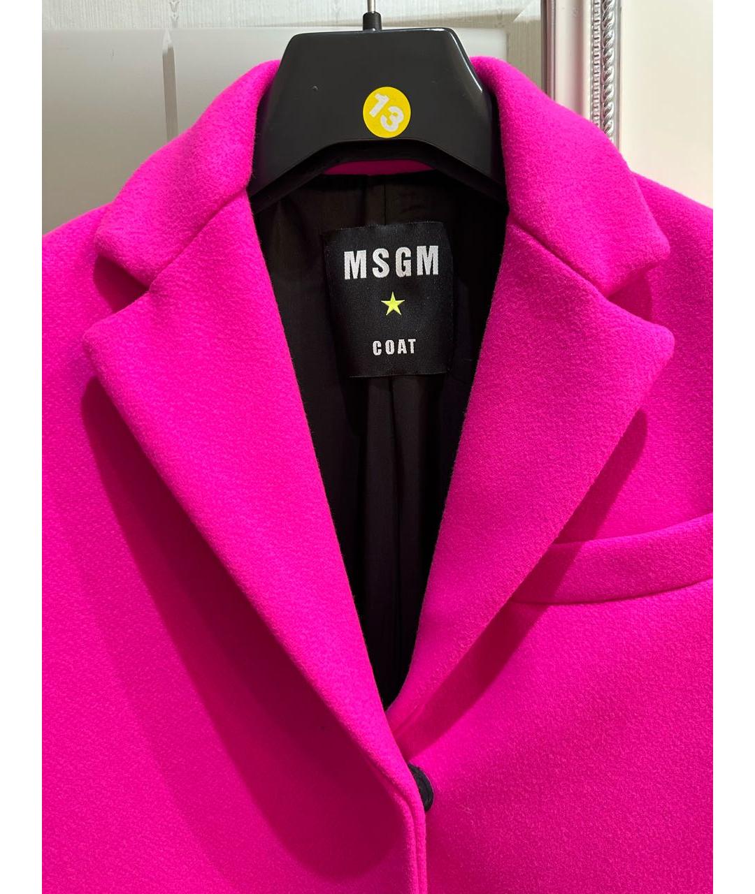 MSGM Фуксия пальто, фото 2