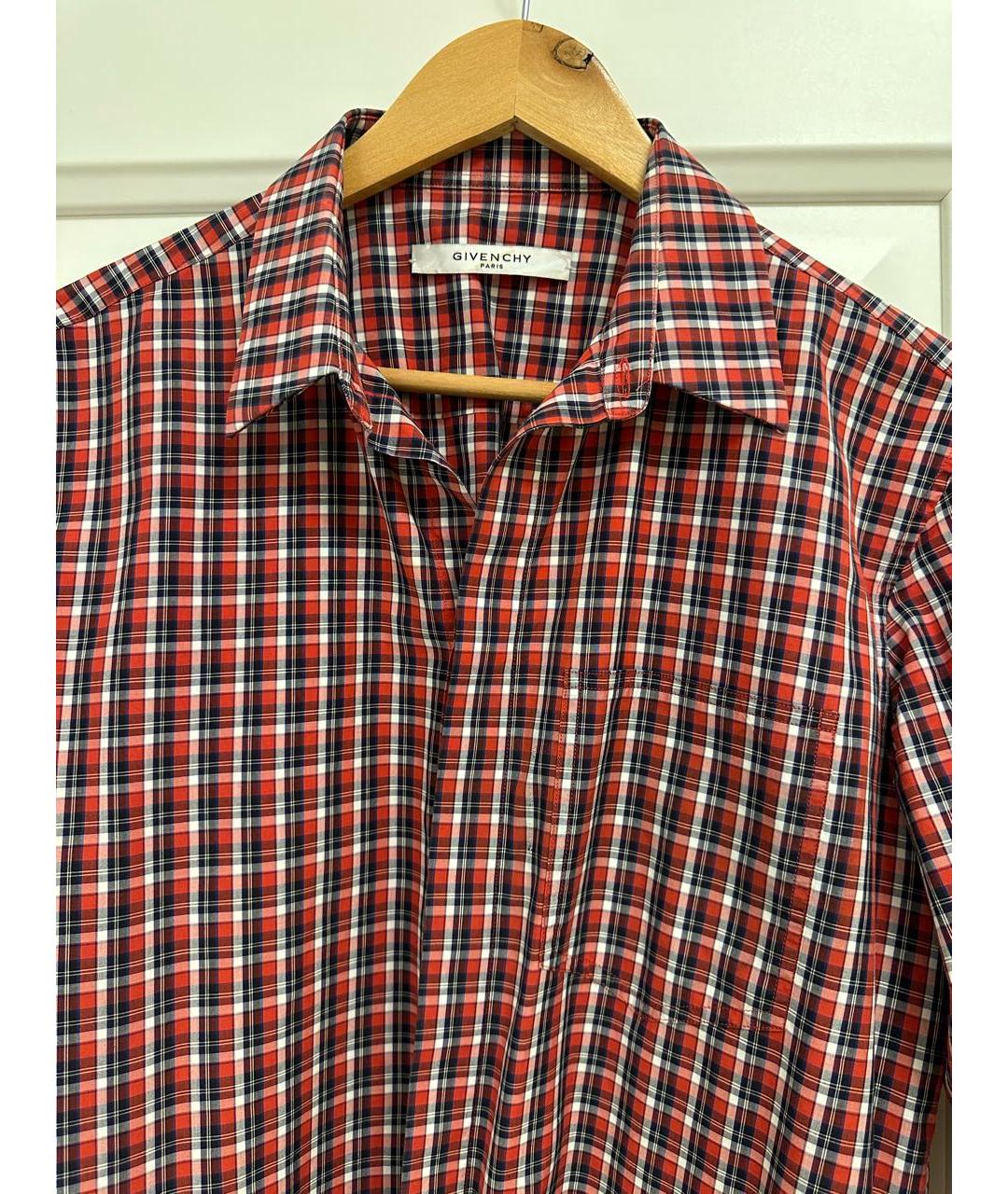 GIVENCHY Бордовая хлопковая кэжуал рубашка, фото 3
