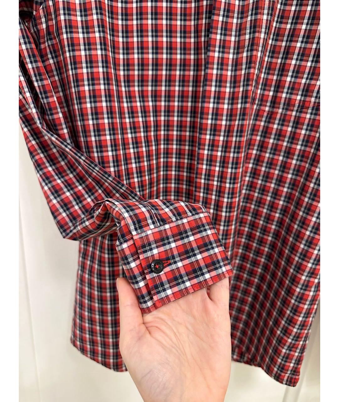 GIVENCHY Бордовая хлопковая кэжуал рубашка, фото 4