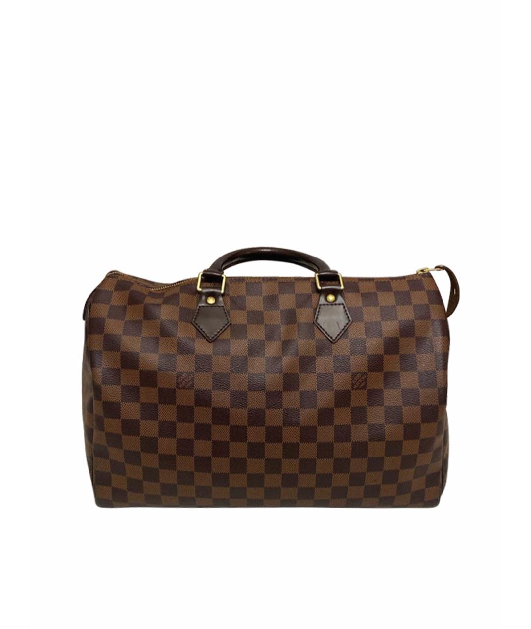 LOUIS VUITTON PRE-OWNED Коричневая сумка с короткими ручками, фото 1