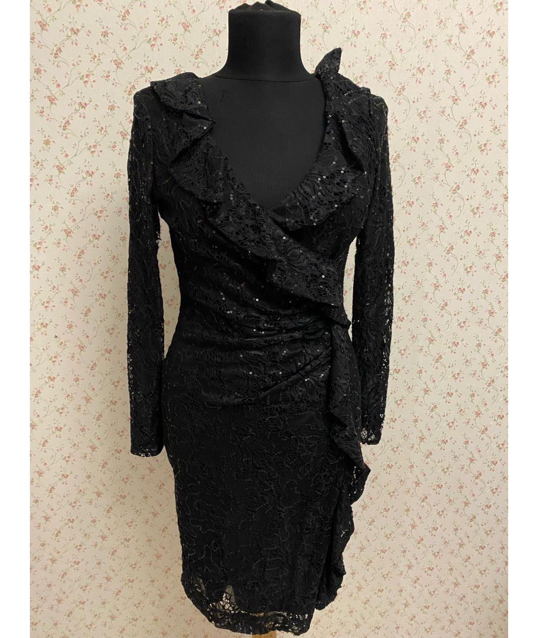 RALPH LAUREN Черное коктейльное платье, фото 4