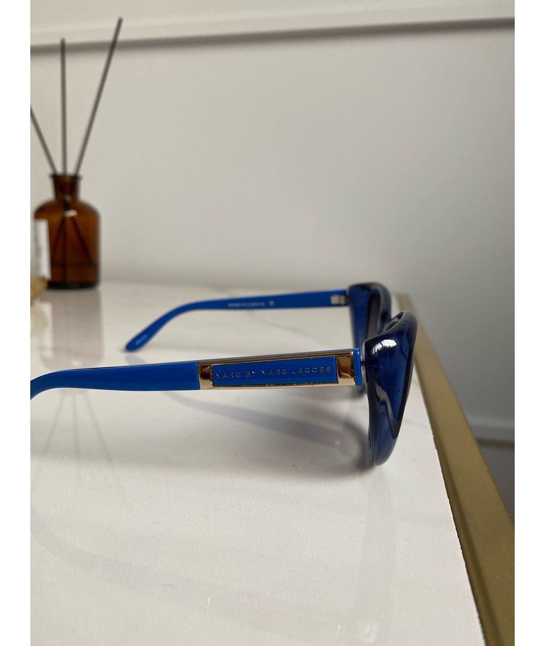 MARC JACOBS Синие пластиковые солнцезащитные очки, фото 2