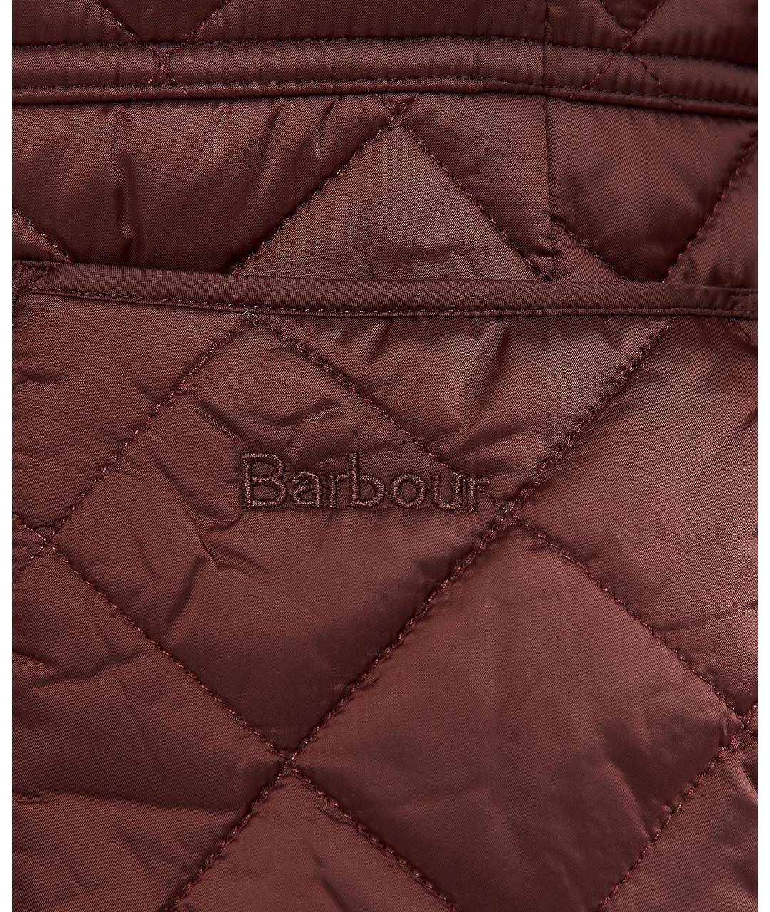 BARBOUR Бордовая полиэстеровая куртка, фото 6