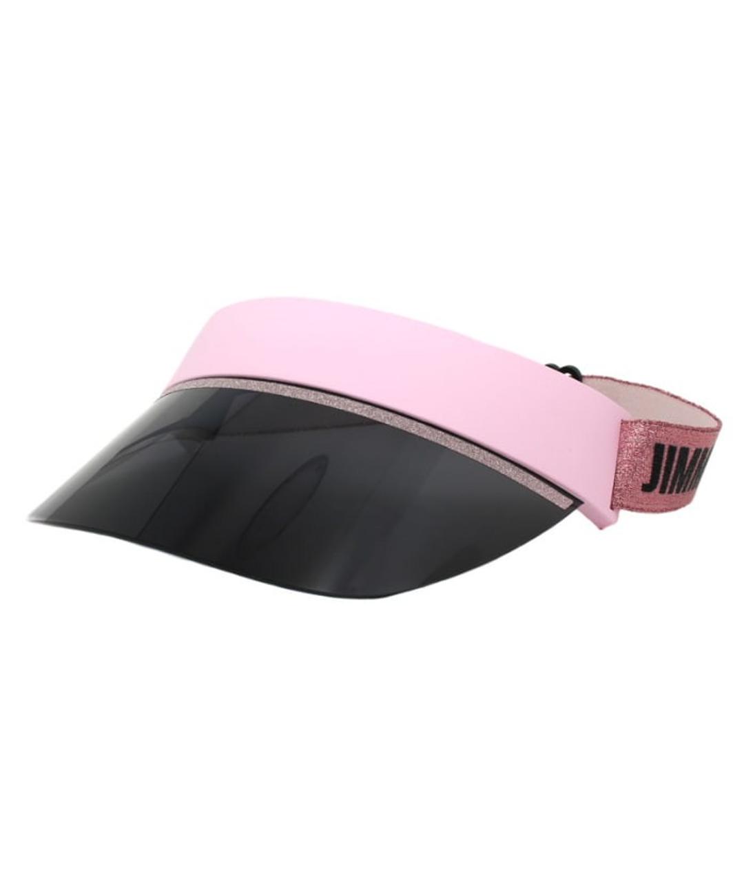 JIMMY CHOO Розовые пластиковые солнцезащитные очки, фото 3