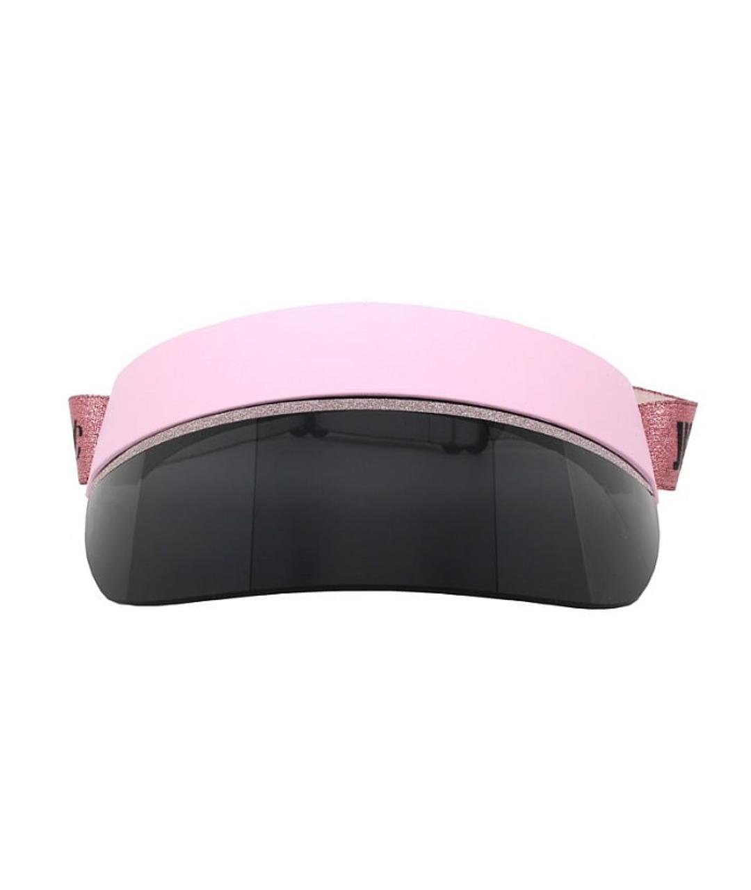 JIMMY CHOO Розовые пластиковые солнцезащитные очки, фото 4