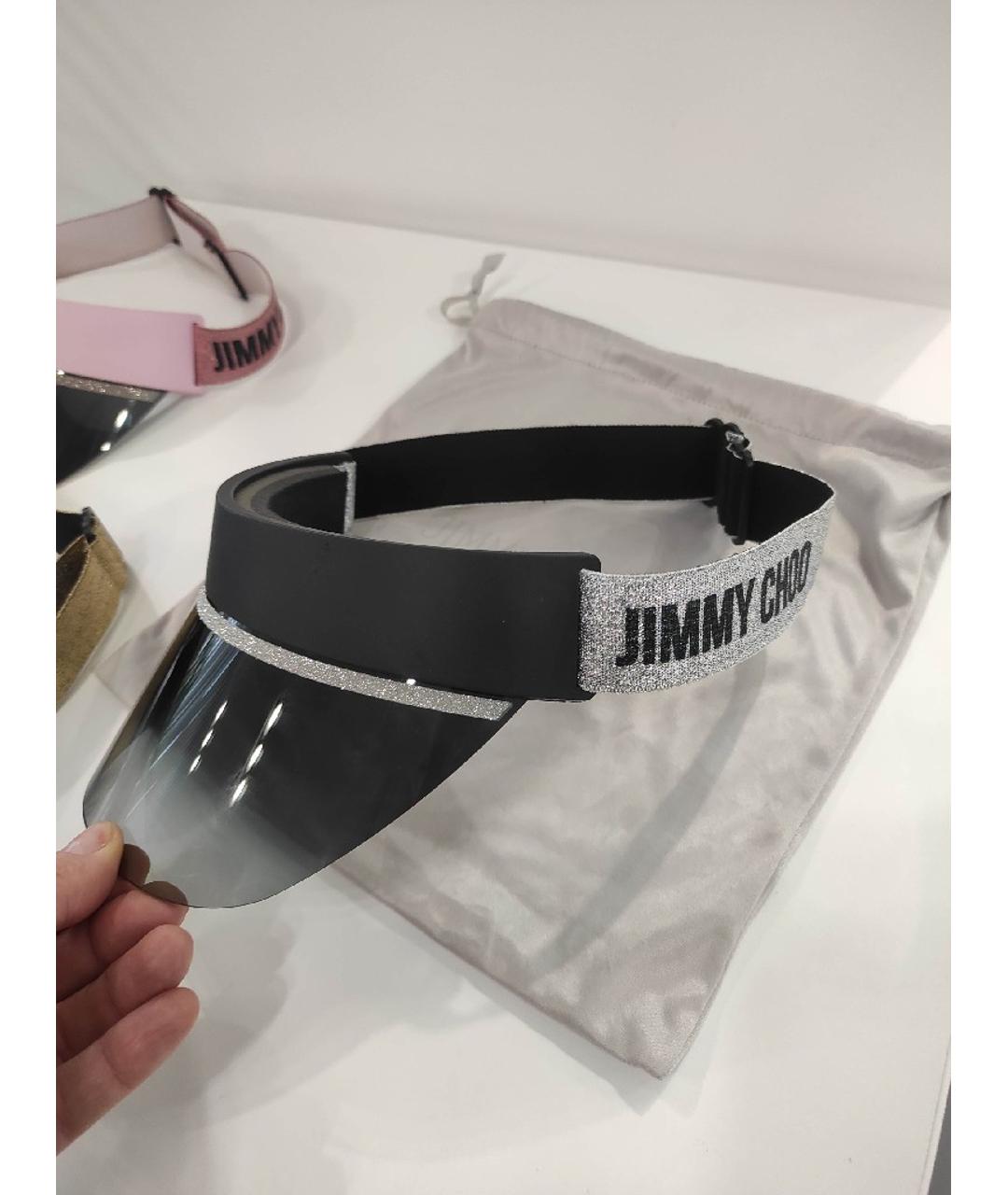 JIMMY CHOO Черная пластиковая кепка, фото 6