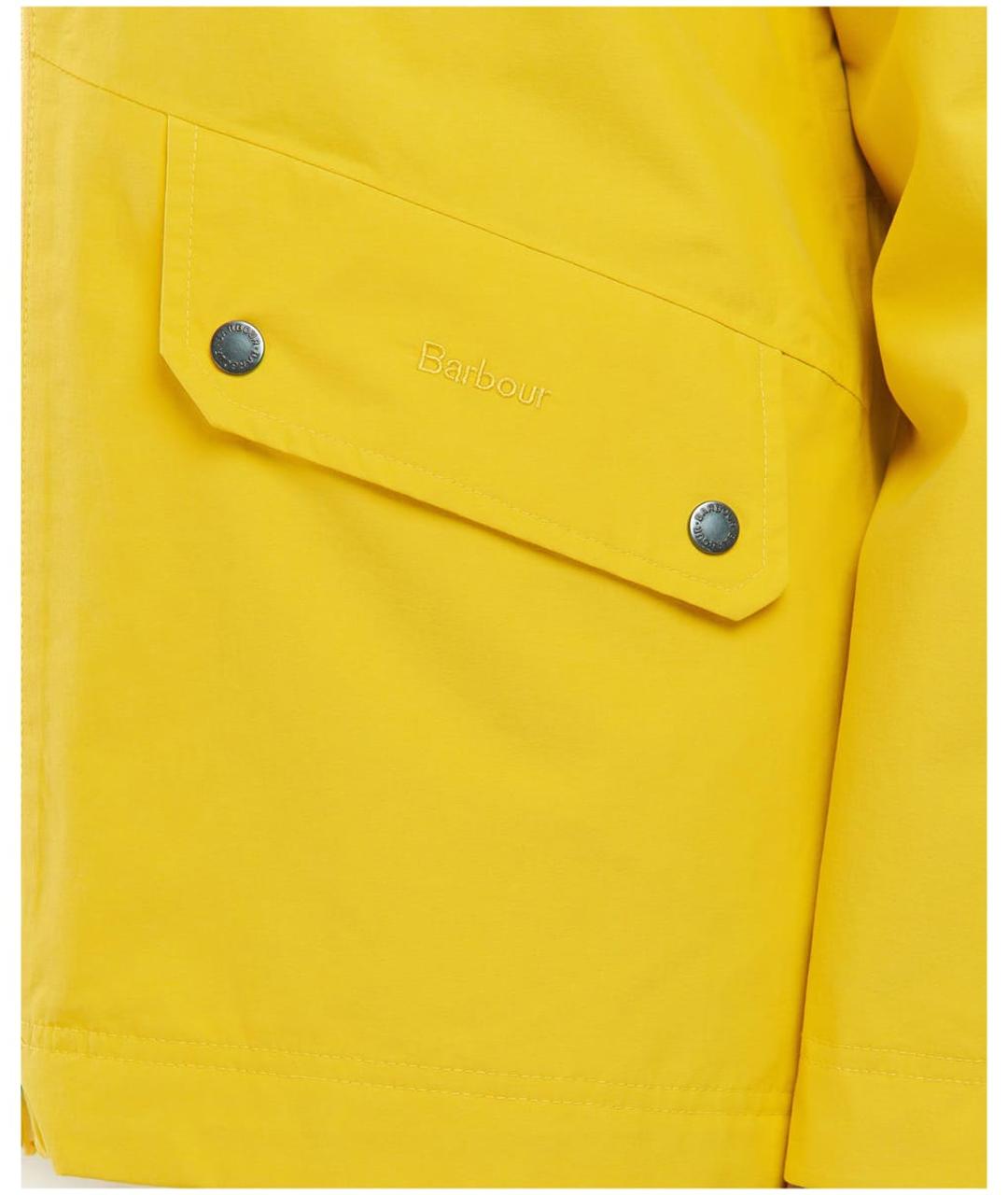 BARBOUR Желтая полиамидовая куртка, фото 4