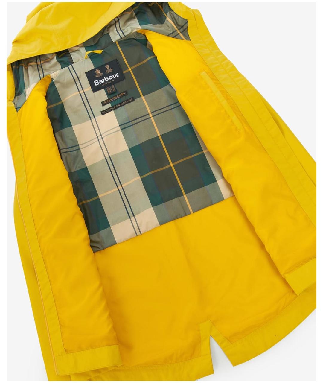 BARBOUR Желтая полиамидовая куртка, фото 3