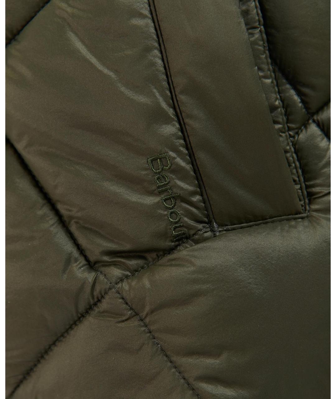 BARBOUR Хаки полиэстеровая куртка, фото 8