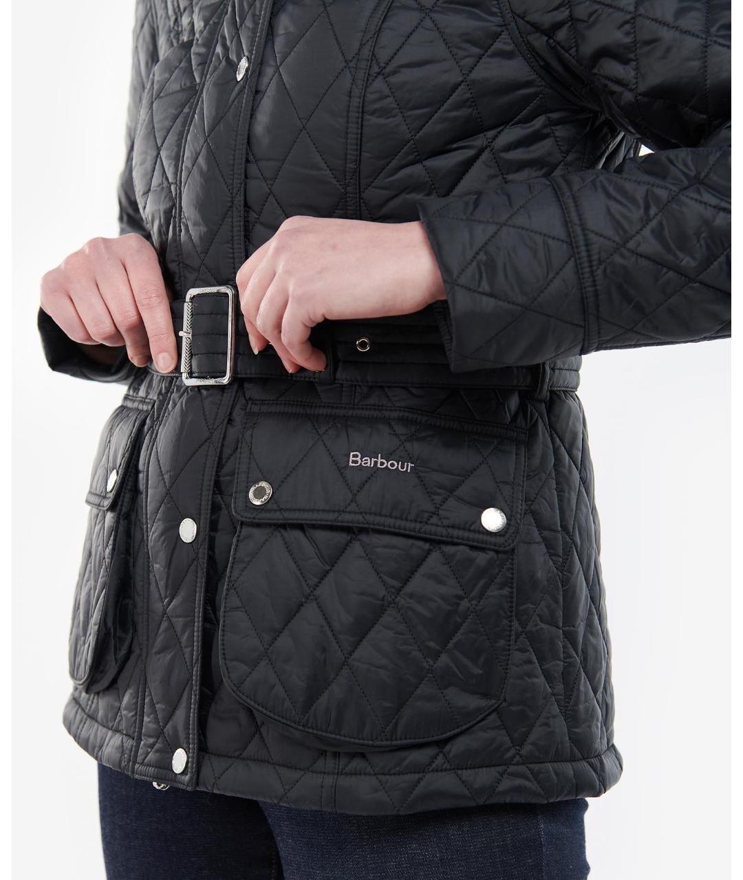 BARBOUR Черная полиамидовая куртка, фото 4