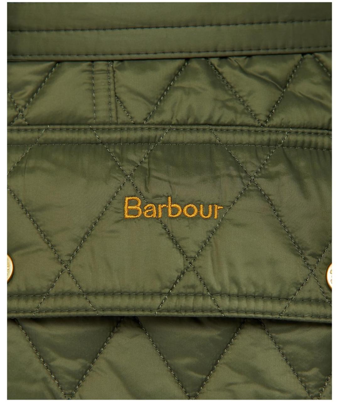 BARBOUR Хаки полиамидовая куртка, фото 8