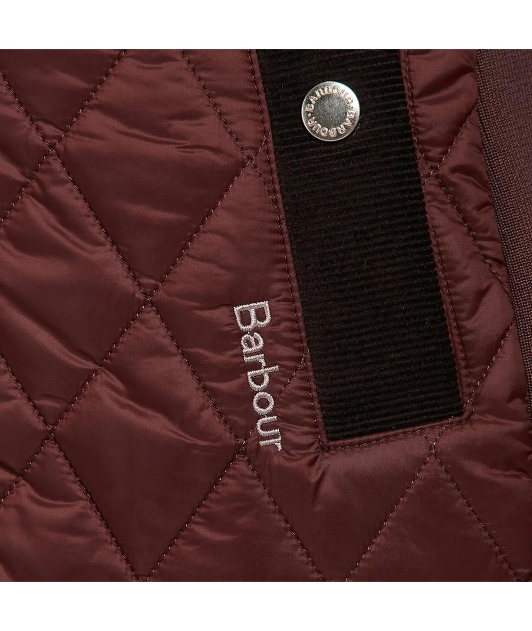 BARBOUR Бордовая полиамидовая куртка, фото 8