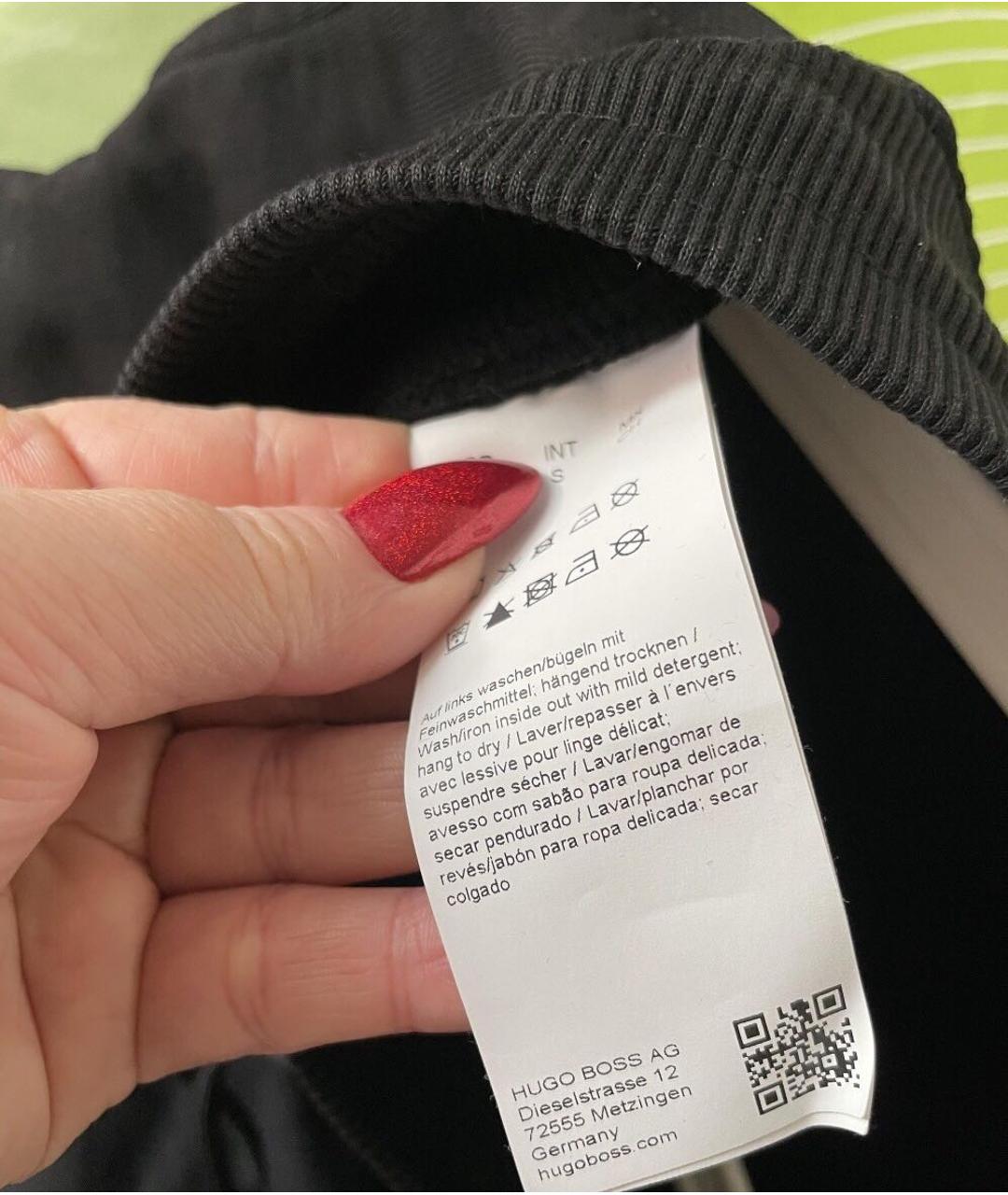 HUGO BOSS Черные хлопковые спортивные брюки и шорты, фото 4