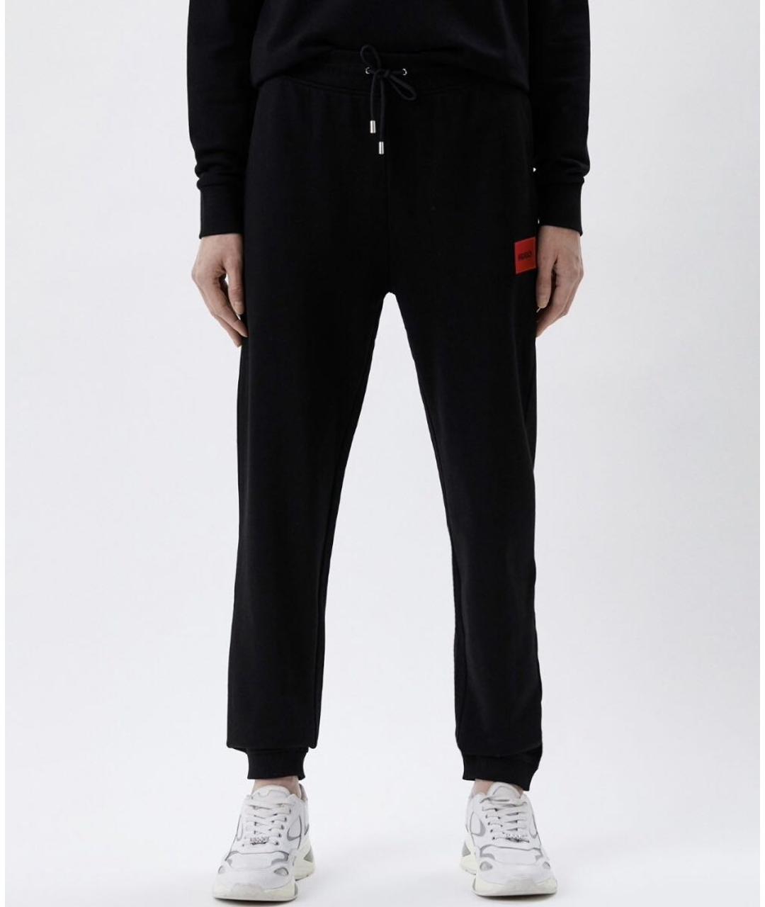 HUGO BOSS Черные хлопковые спортивные брюки и шорты, фото 8