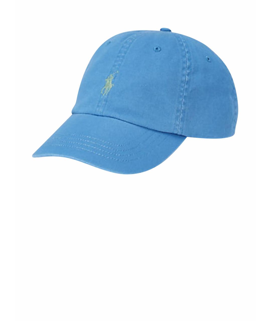 RALPH LAUREN Голубая хлопковая кепка, фото 1