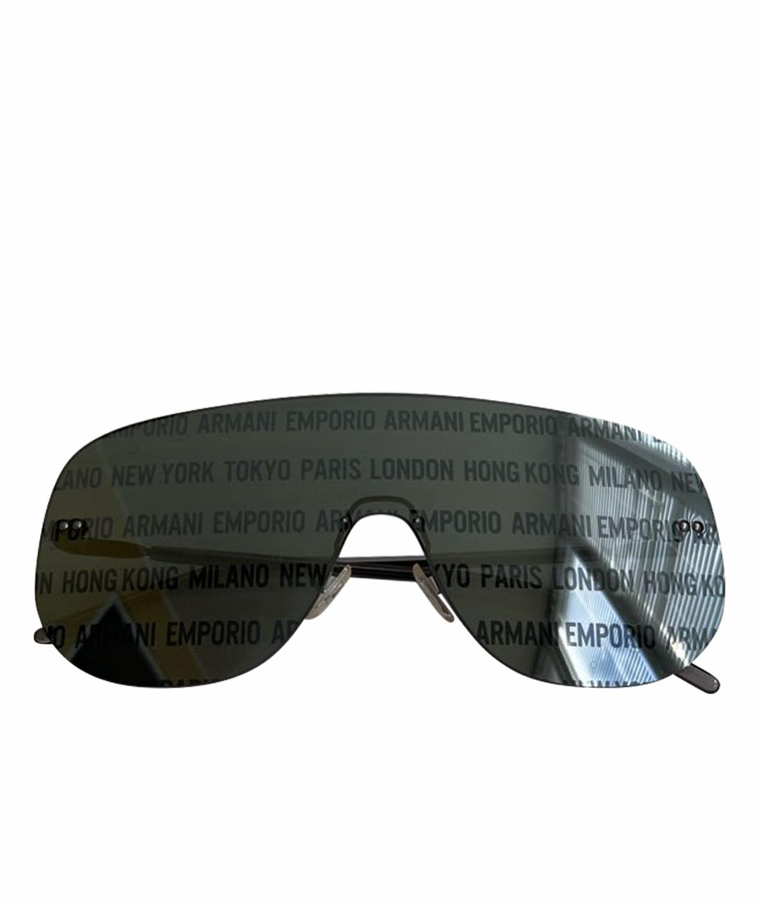 EMPORIO ARMANI Серые пластиковые солнцезащитные очки, фото 1