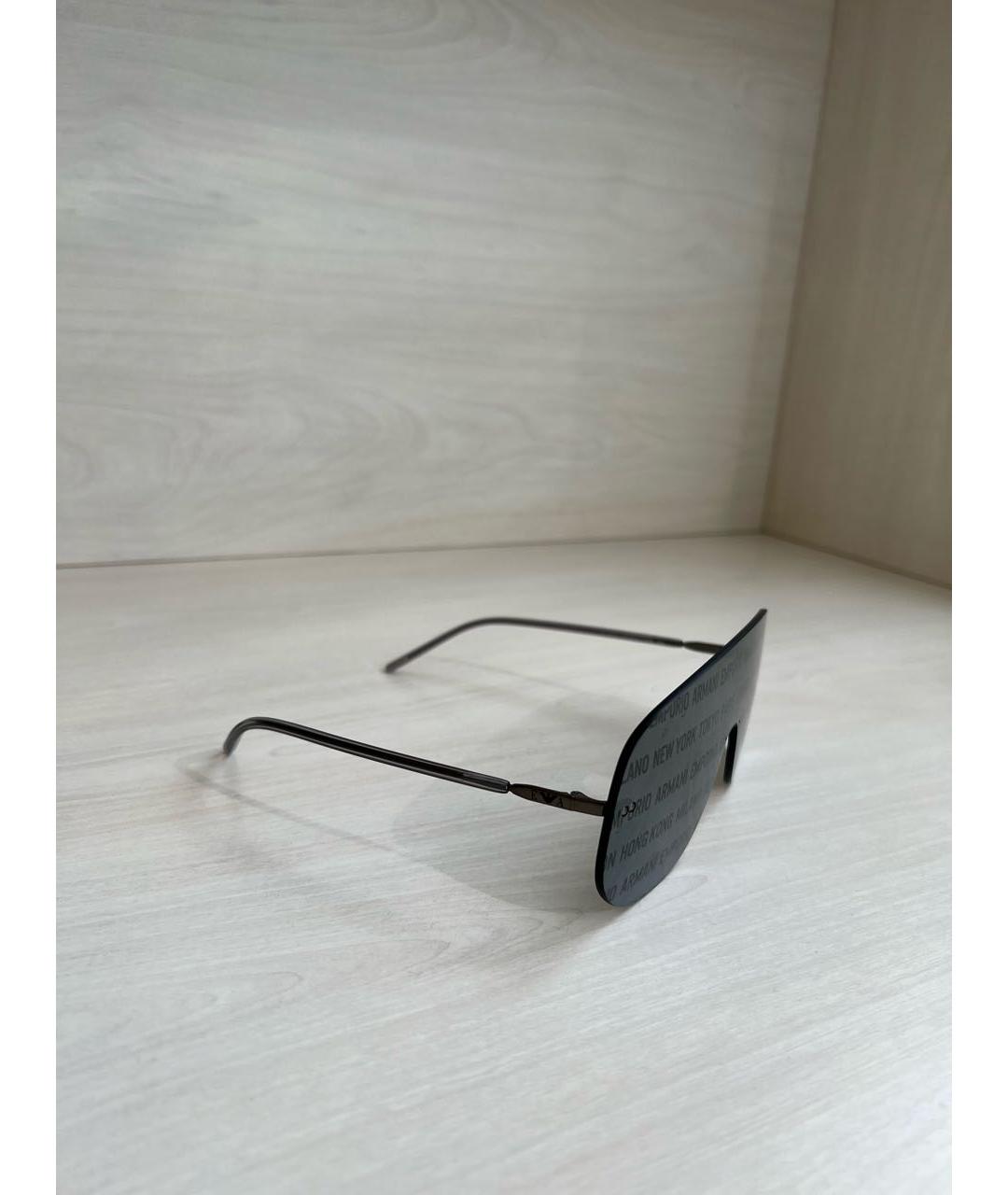 EMPORIO ARMANI Серые пластиковые солнцезащитные очки, фото 2