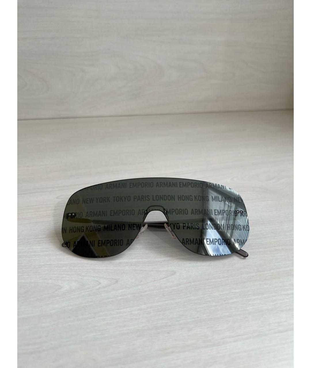 EMPORIO ARMANI Серые пластиковые солнцезащитные очки, фото 5