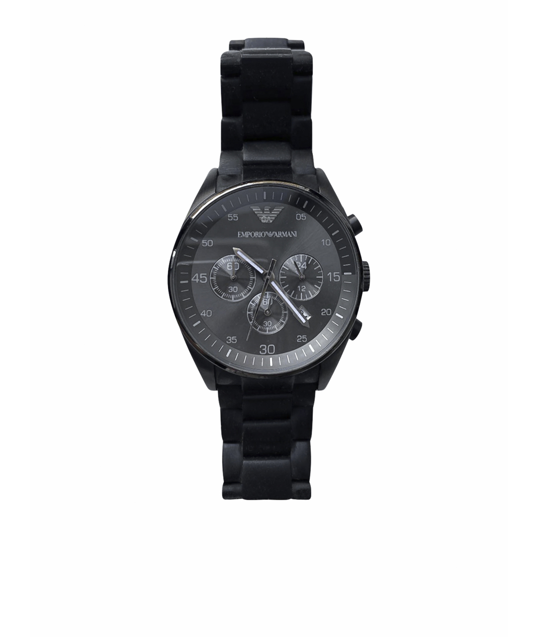 EMPORIO ARMANI Черные стальные часы, фото 1