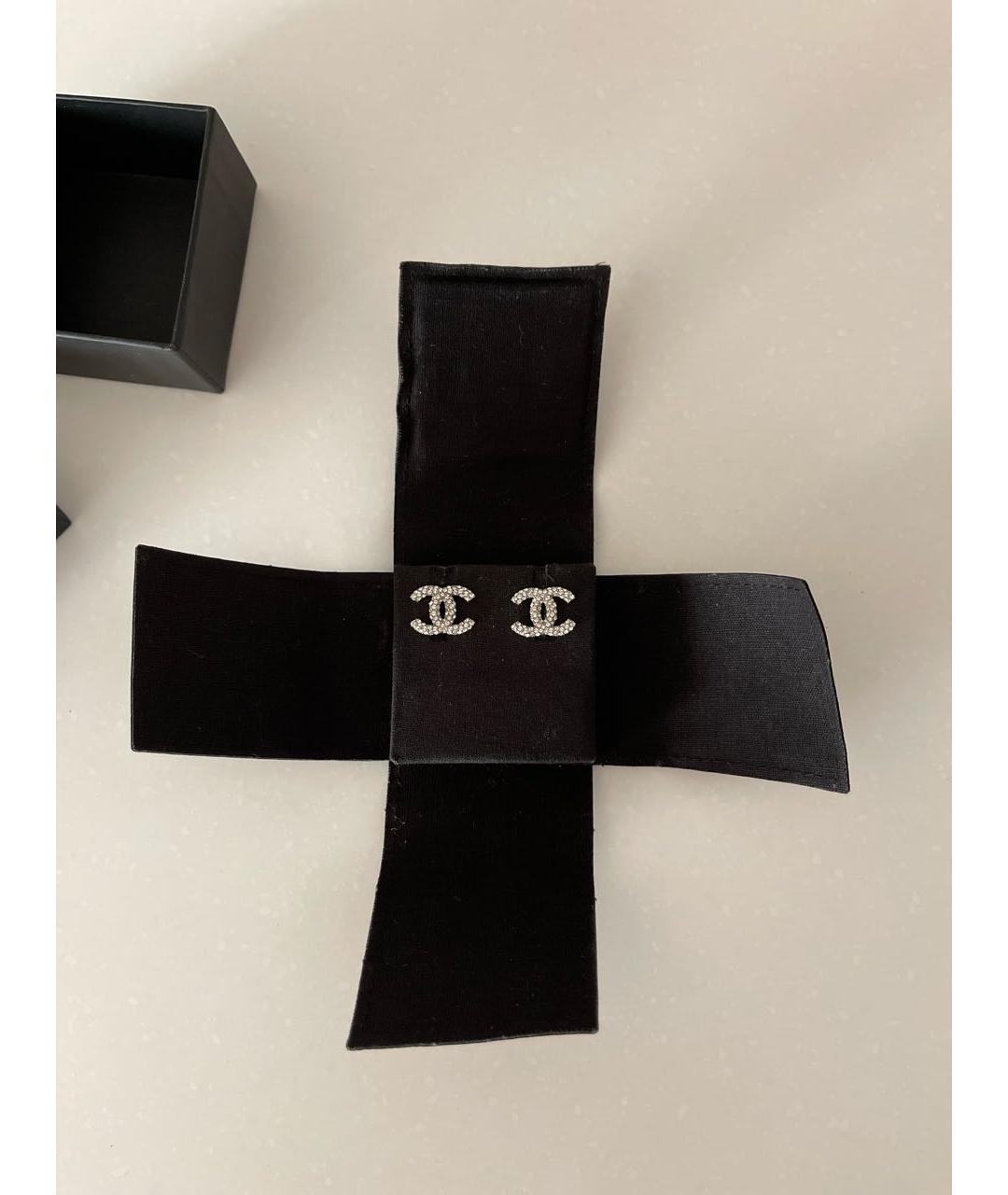 CHANEL Серебряные серьги, фото 4