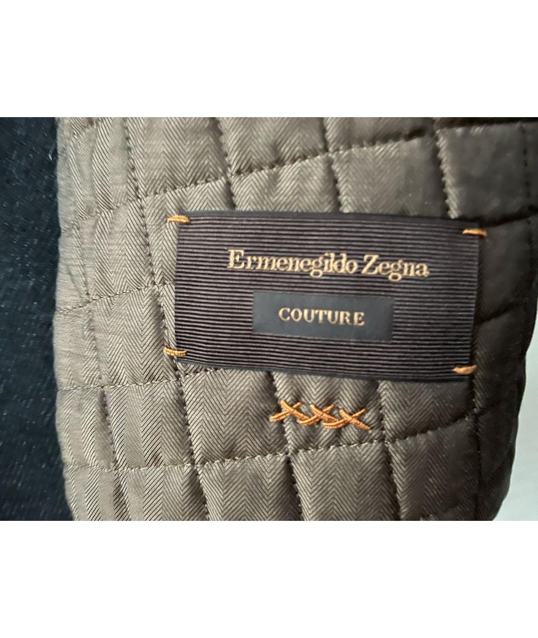 ERMENEGILDO ZEGNA Темно-синяя куртка, фото 7