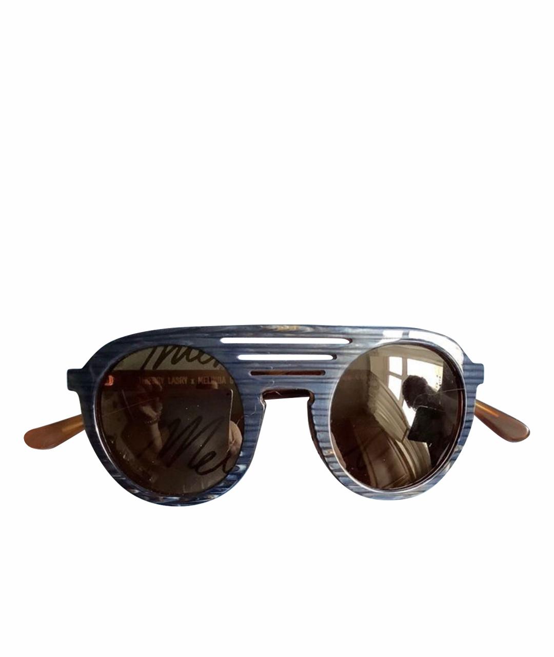THIERRY LASRY Синие пластиковые солнцезащитные очки, фото 1