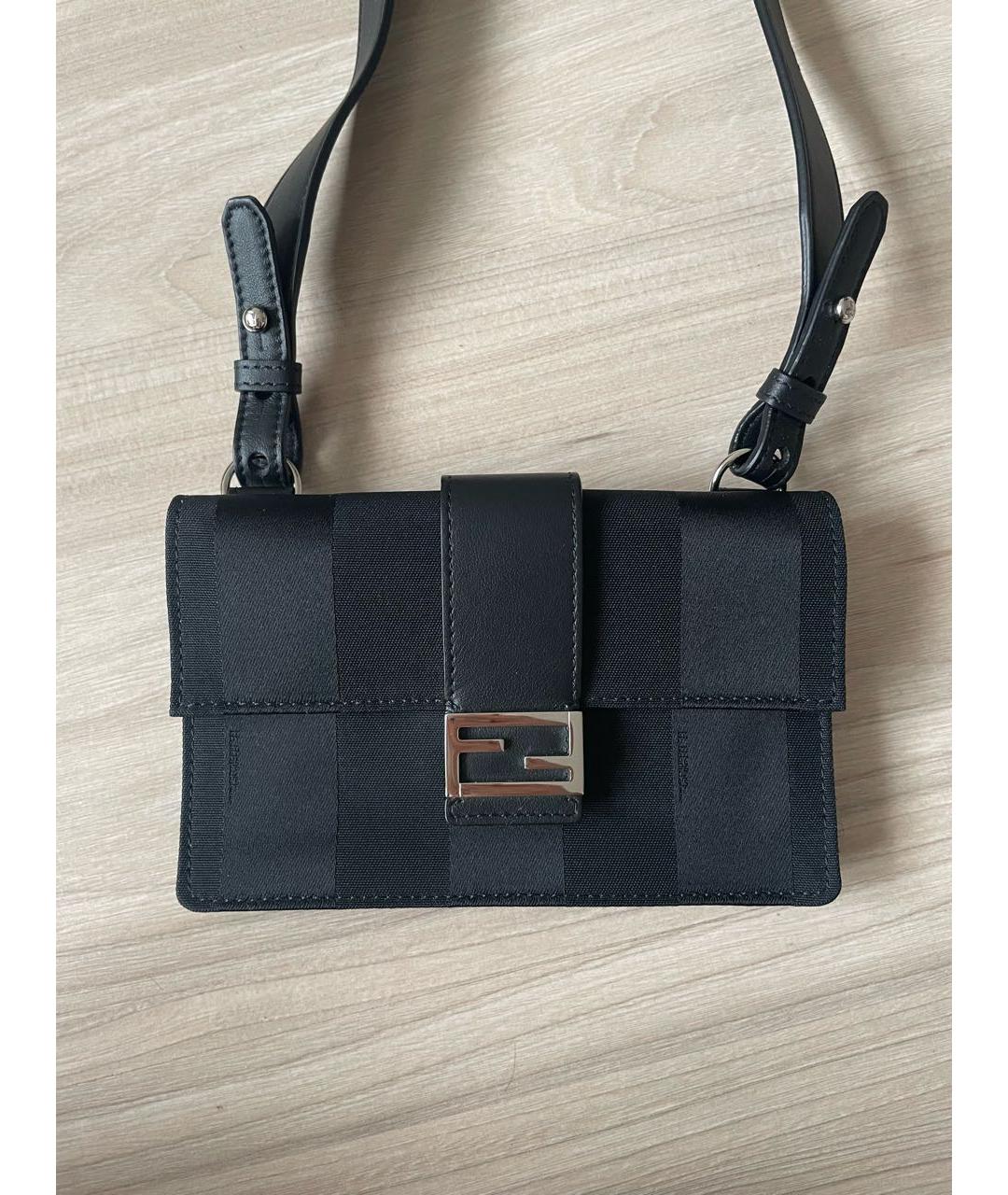 FENDI Черная сумка через плечо, фото 7