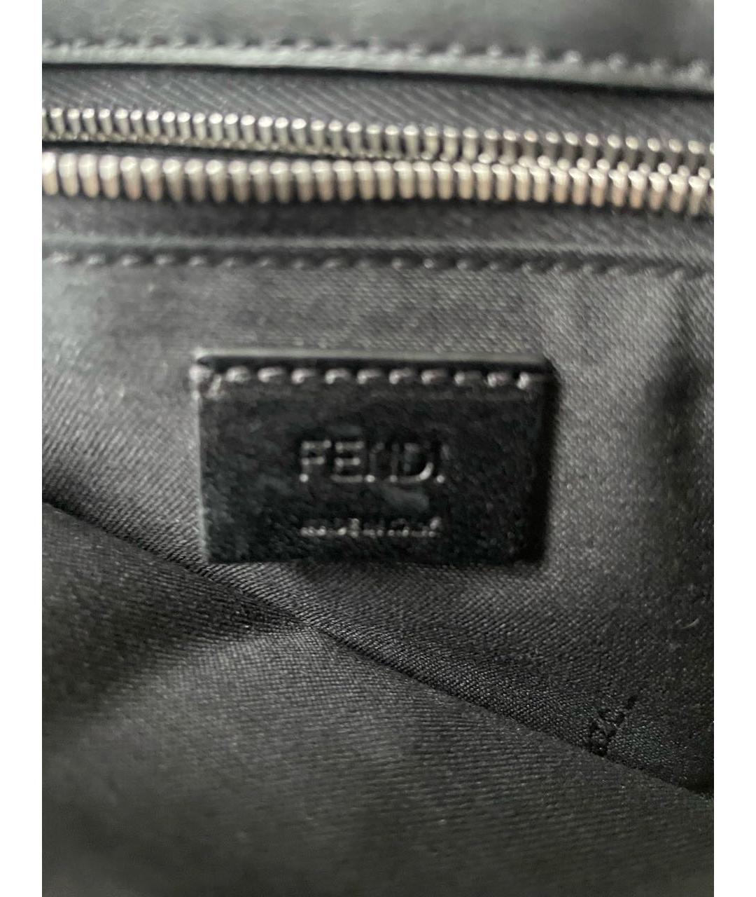 FENDI Черная сумка на плечо, фото 5