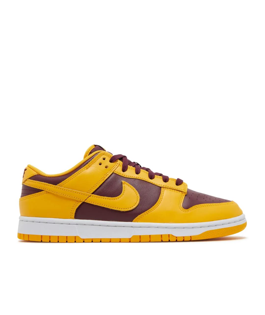 NIKE Желтые кожаные кроссовки, фото 1